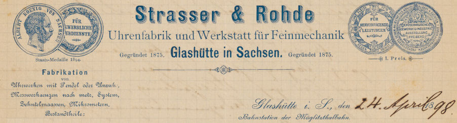 Auszug eines S&R-Schreibens vom 24.04.1898. Foto:  Leiden, Universittsbibliothek, Ms. AFA FC HB 93